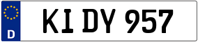 Truck License Plate